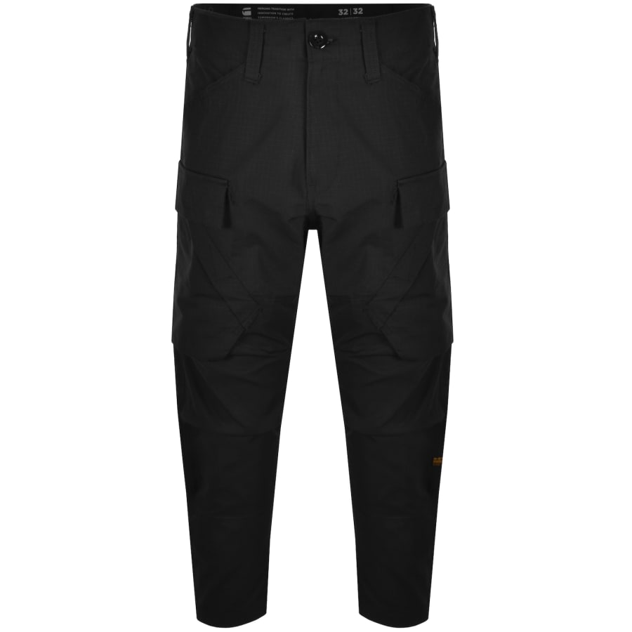 G Star 3D Regular Tapered Cargo Trousers Black
